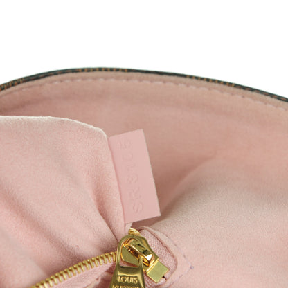 Louis Vuitton Damier Ebene Caissa Hobo Rose Ballerine 7 of 9