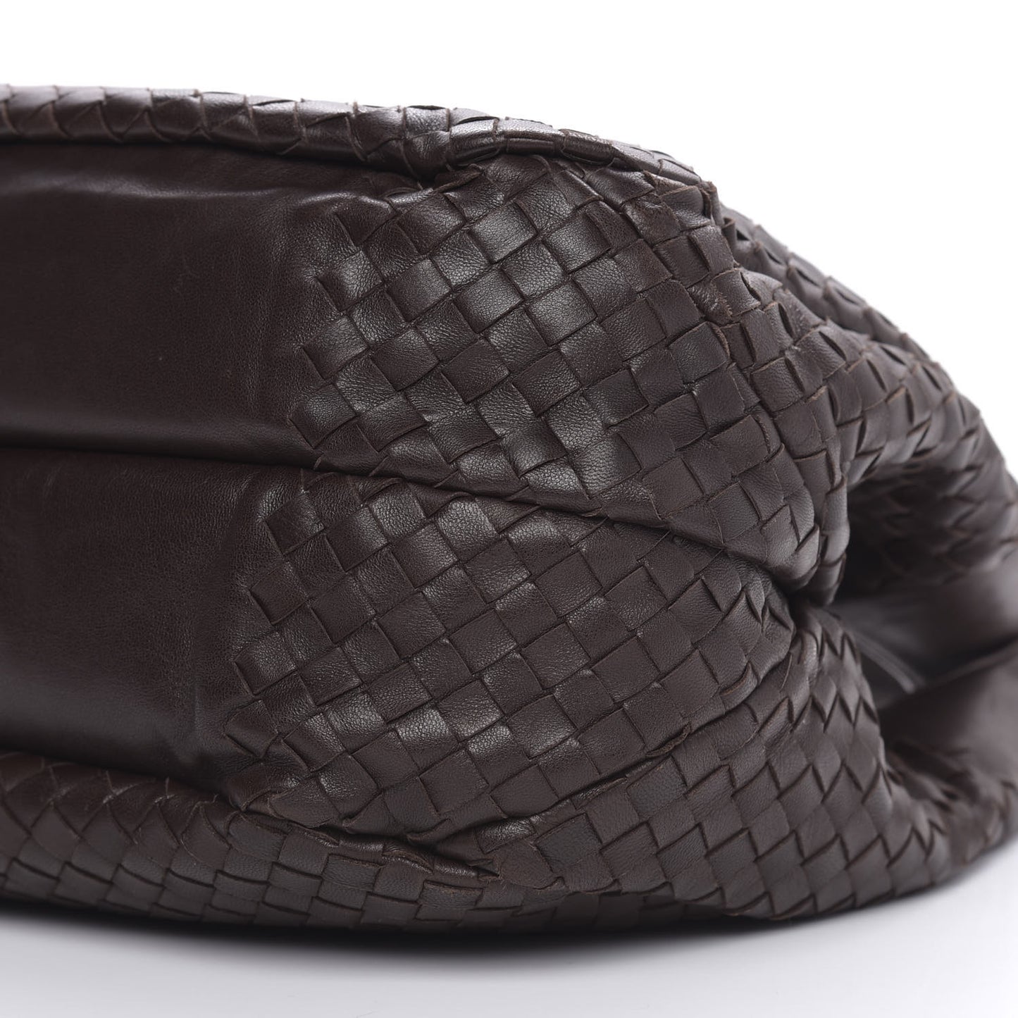 Nappa Intrecciato Medium Campana Ebano