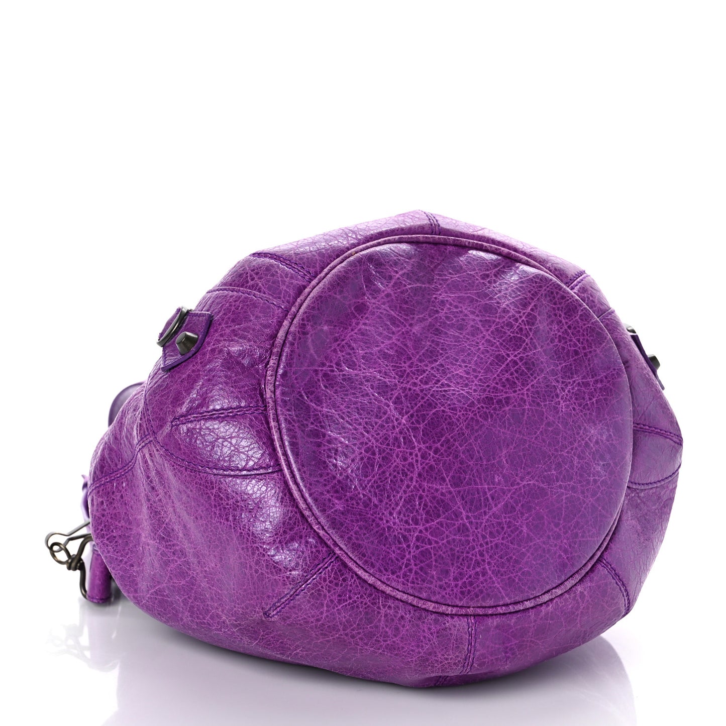 Agneau Classic Hardware Mini Pompon Ultraviolet