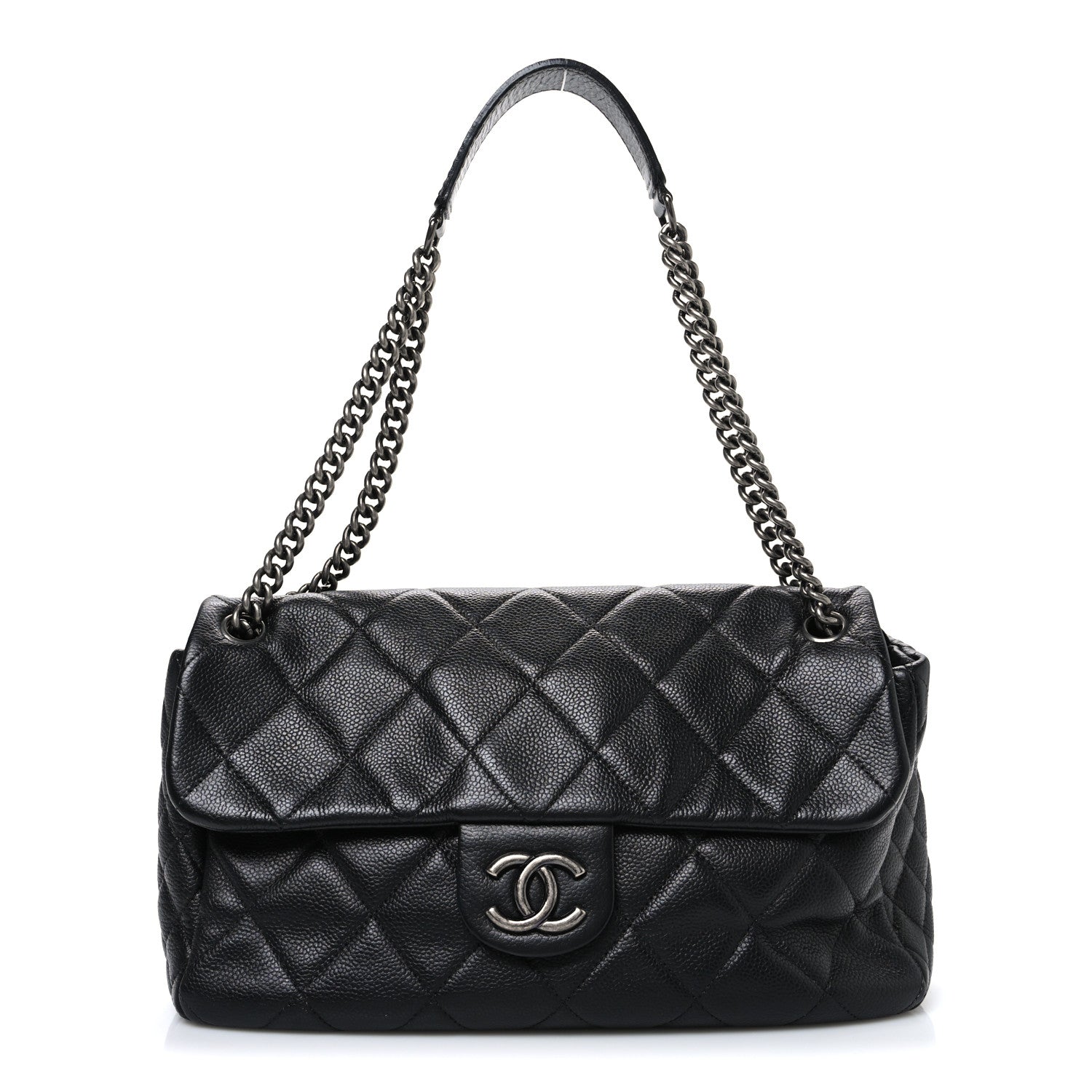 Chanel Caviar Quilted Coco Casual Flap Black 1 of 11