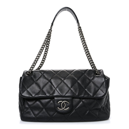 Chanel Caviar Quilted Coco Casual Flap Black 1 of 11