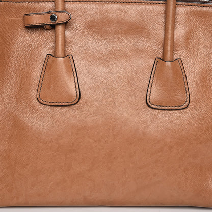 Prada Glace Calf Twin Pocket Tote Naturale 10 of 16