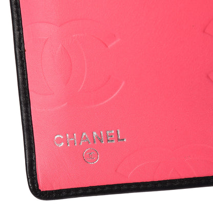 Chanel Calfskin Quilted Cambon Yen Wallet Black 6 of 12