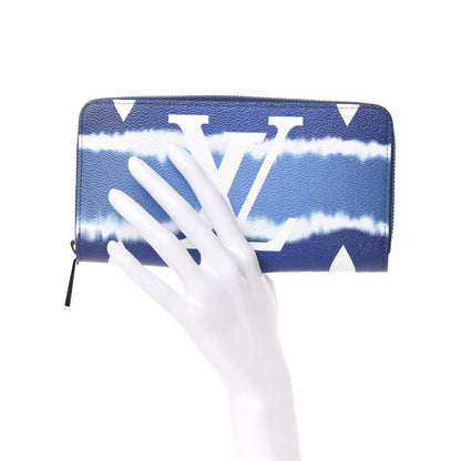 Louis Vuitton Monogram Escale Zippy Wallet Blue 2 of 8