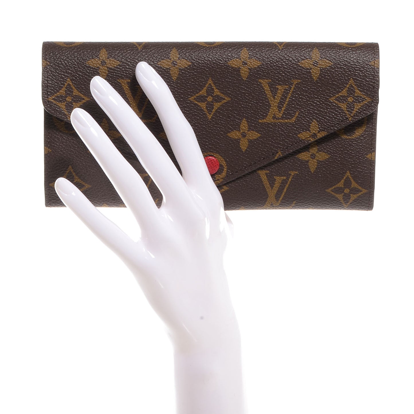 Monogram Josephine Wallet Red