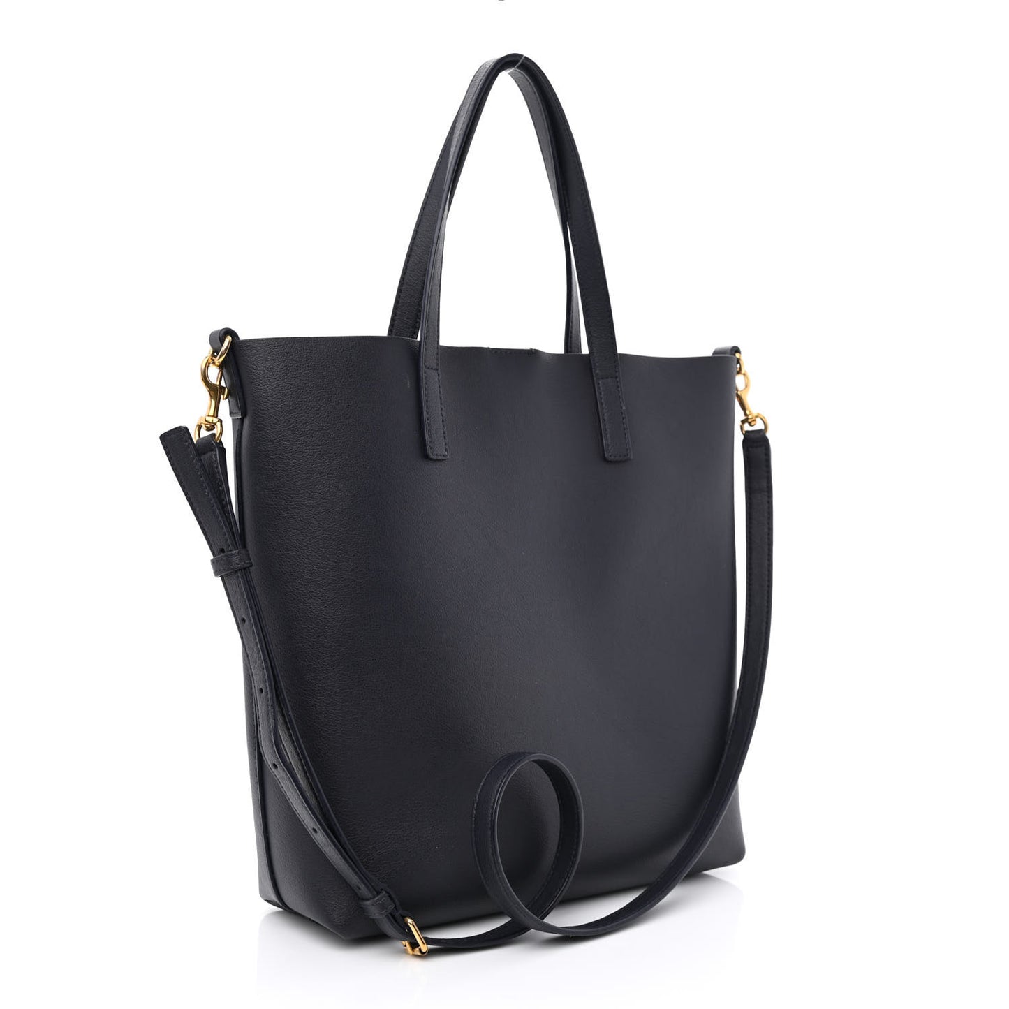 Calfskin Toy Shopping Tote Navy