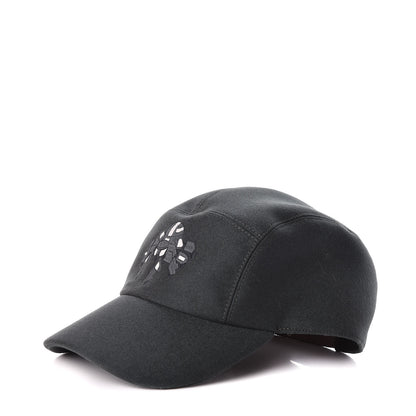 Hermes Cashmere Nevada Cap 58 Black 1 of 7
