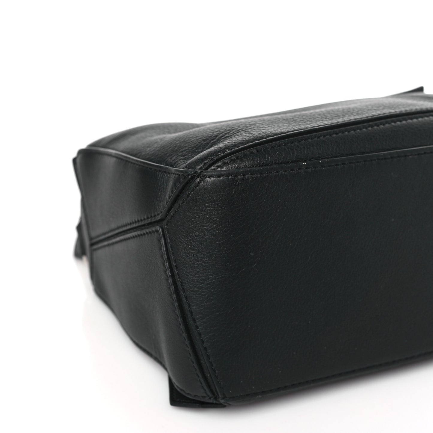 Calfskin Small Puzzle Bag Black