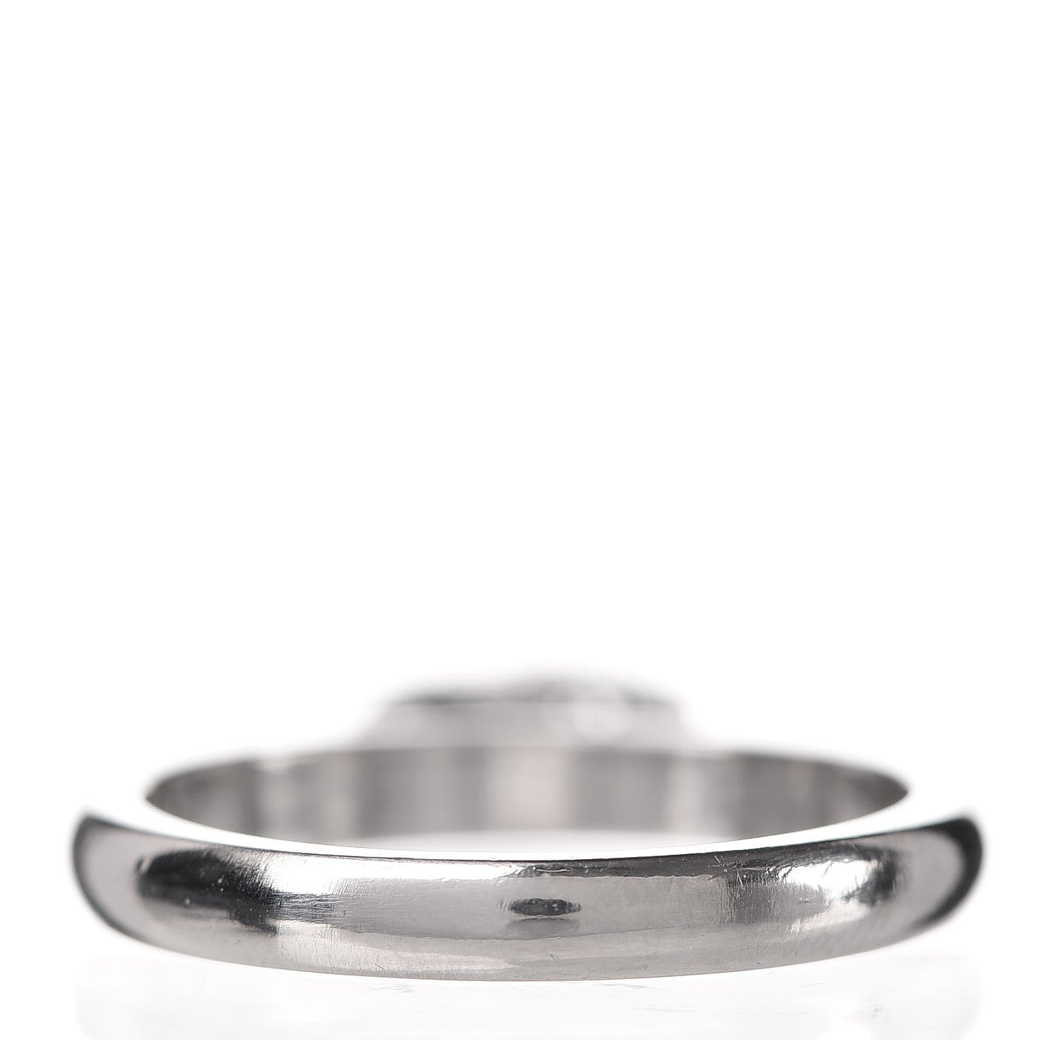 Tiffany Platinum Diamond Heart Charm Ring 56 7.75 3 of 5