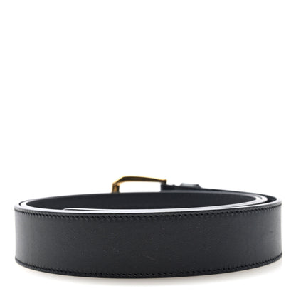 Gucci Calfskin Interlocking G 35mm Belt 120 48 Black 2 of 4
