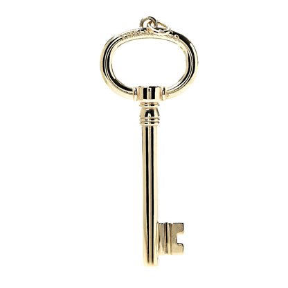 Tiffany 18K Yellow Gold Large Oval Key Pendant 1 of 4