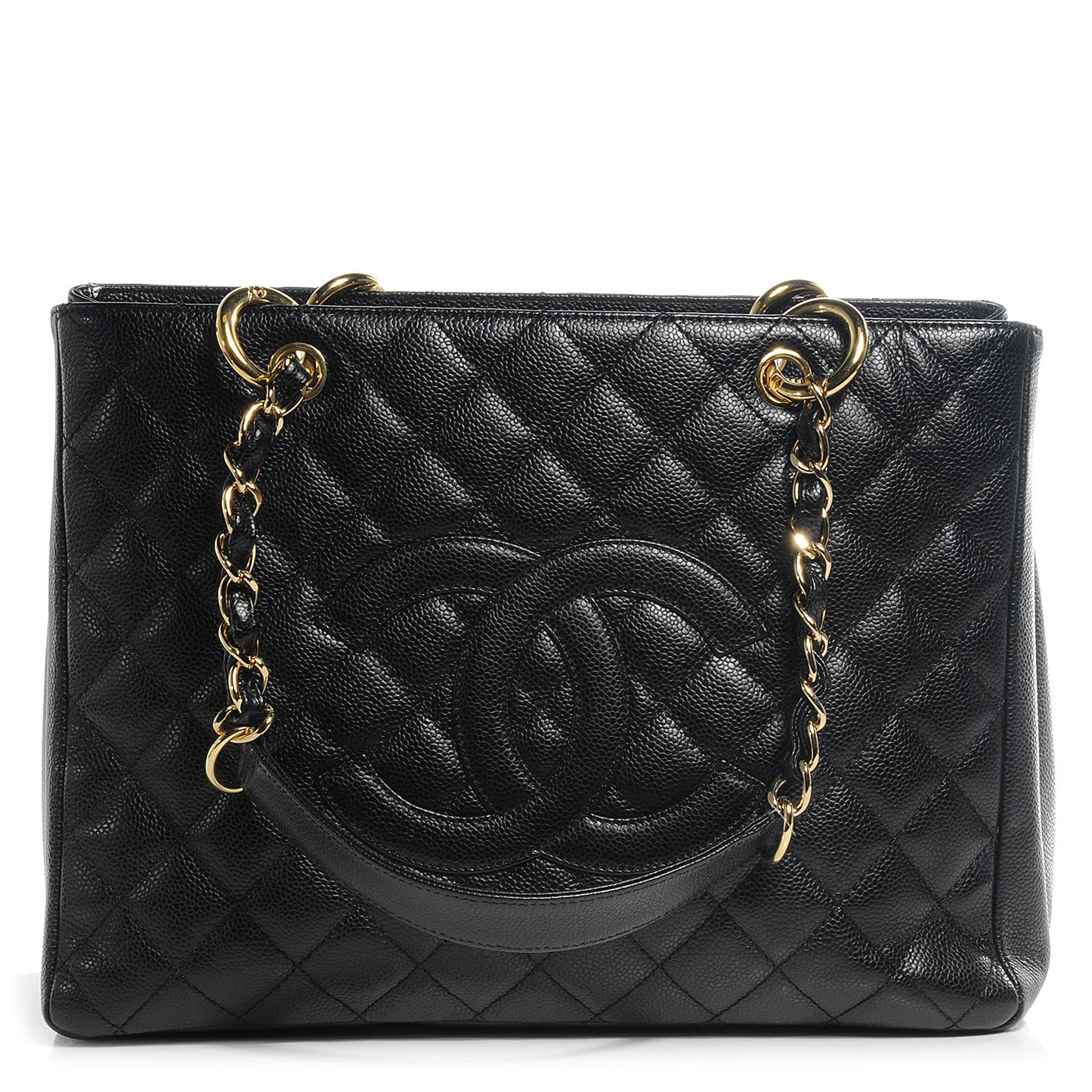 Caviar Grand Shopping Tote GST Black