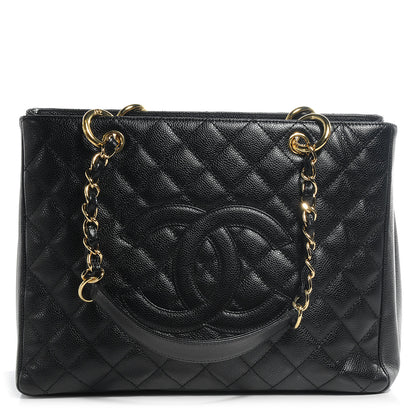 Chanel Caviar Grand Shopping Tote GST Black 1 of 7