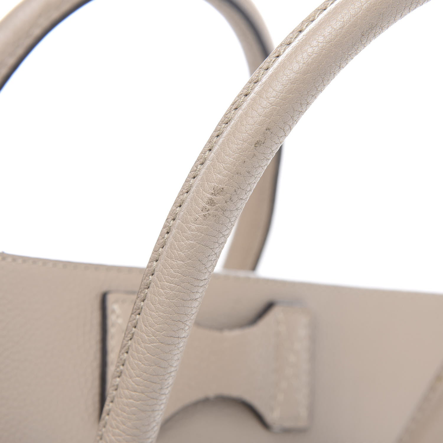 Celine Drummed Calfskin Mini Luggage Dune 9 of 18