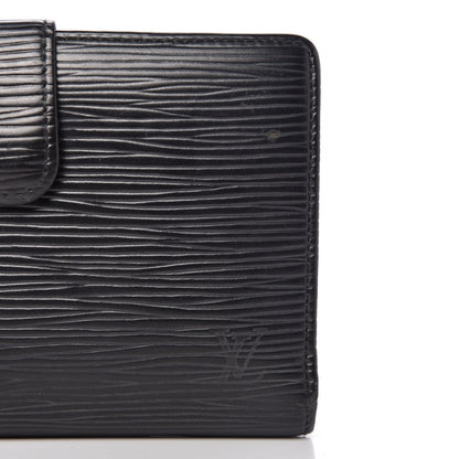 Louis Vuitton Epi French Purse Wallet Black 10 of 11