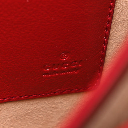 Gucci Calfskin Web Rajah Clutch Romantic Cherry 6 of 9