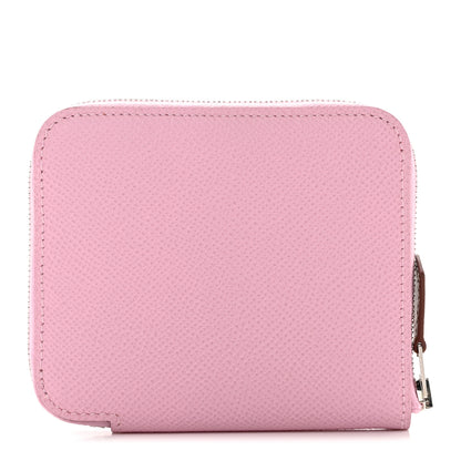 Hermes Epsom Silk'In Compact Wallet Mauve Sylvestre 1 of 9