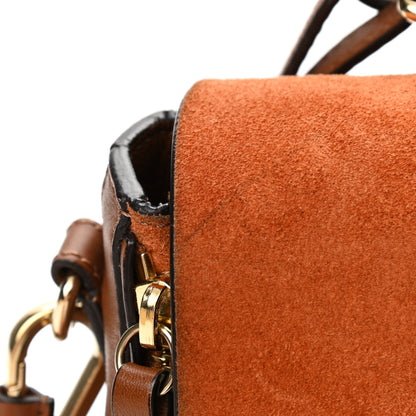 Chloe Suede Calfskin Mini Faye Backpack Tan 13 of 15