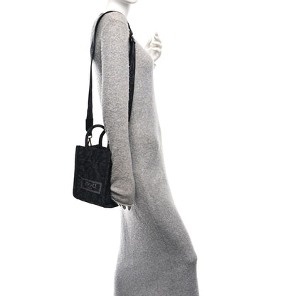 Versace Jacquard Barocco Mini Athena Tote Black 2 of 10