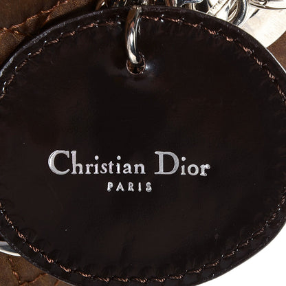 Christian Dior Nylon Cannage Medium Lady Dior Brown 8 of 9