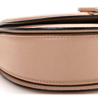 Valentino Garavani Grainy Calfskin VSling Saddle Bag Rose Cannelle 8 of 10