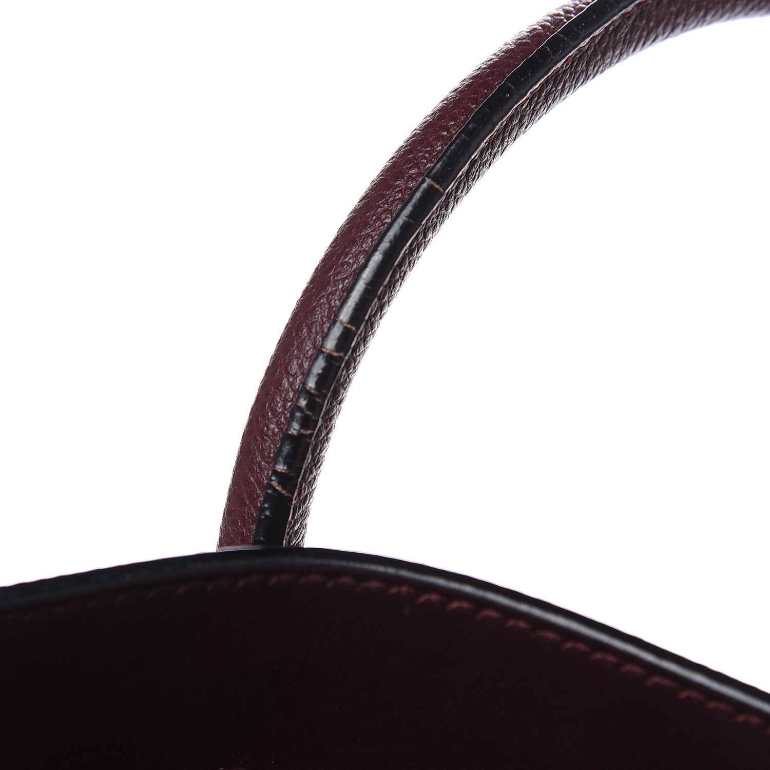 Saint Laurent Grained Calfskin Baby Sac De Jour Amaranto 11 of 14
