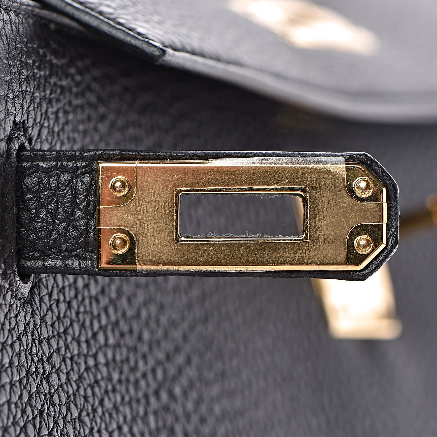 Hermes Togo Kelly Retourne 25 Black 25 of 42