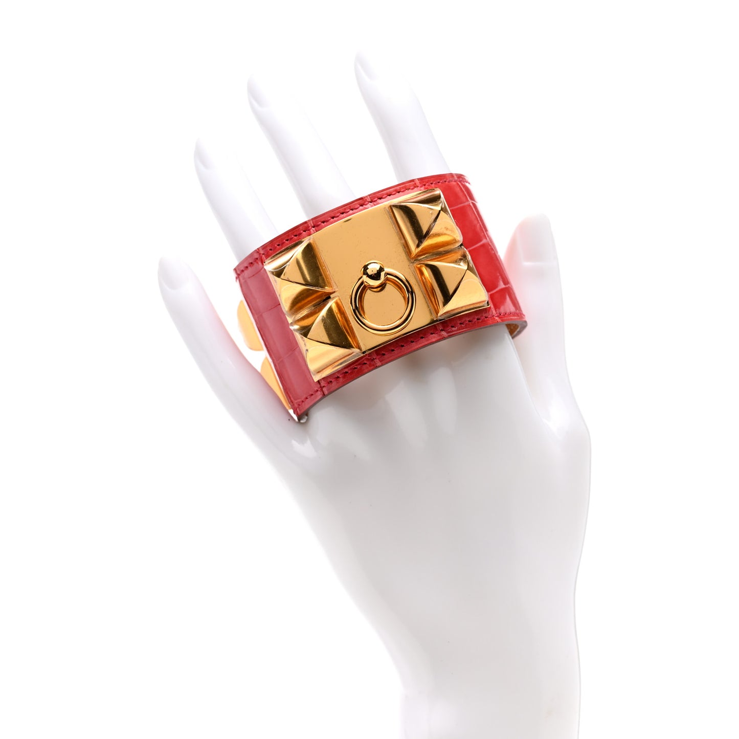 Shiny Alligator Collier De Chien CDC Bracelet S Rouge De Coeur