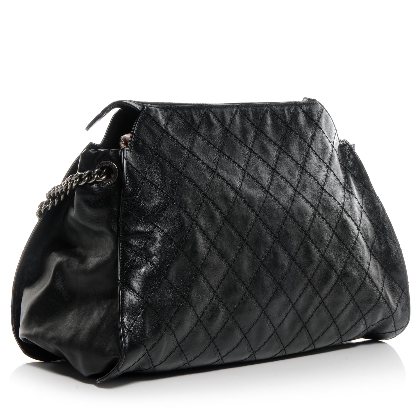 Calfskin CC Crave Tote Black