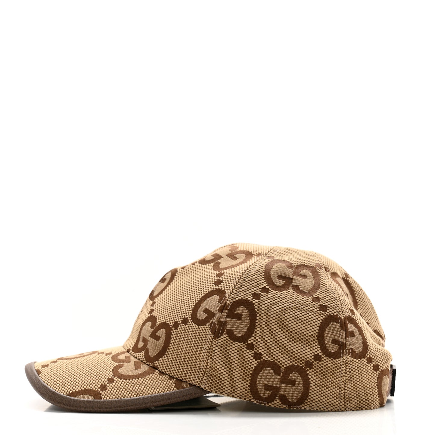Monogram Jumbo GG Baseball Hat XL 59 Camel Ebony