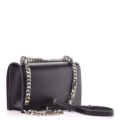 Alexander McQueen Calfskin Knuckle Shoulder Bag Black 3 of 15