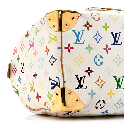 Louis Vuitton Monogram Multicolor Speedy 30 White 8 of 12