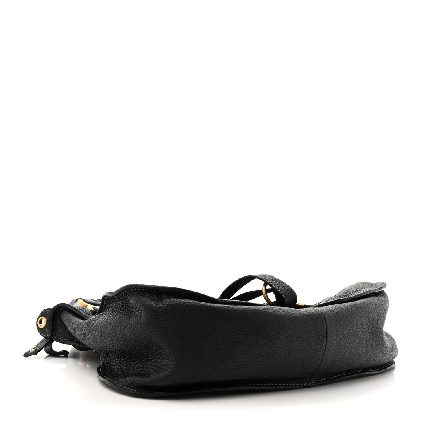 Calfskin Medium Marcie Satchel Black