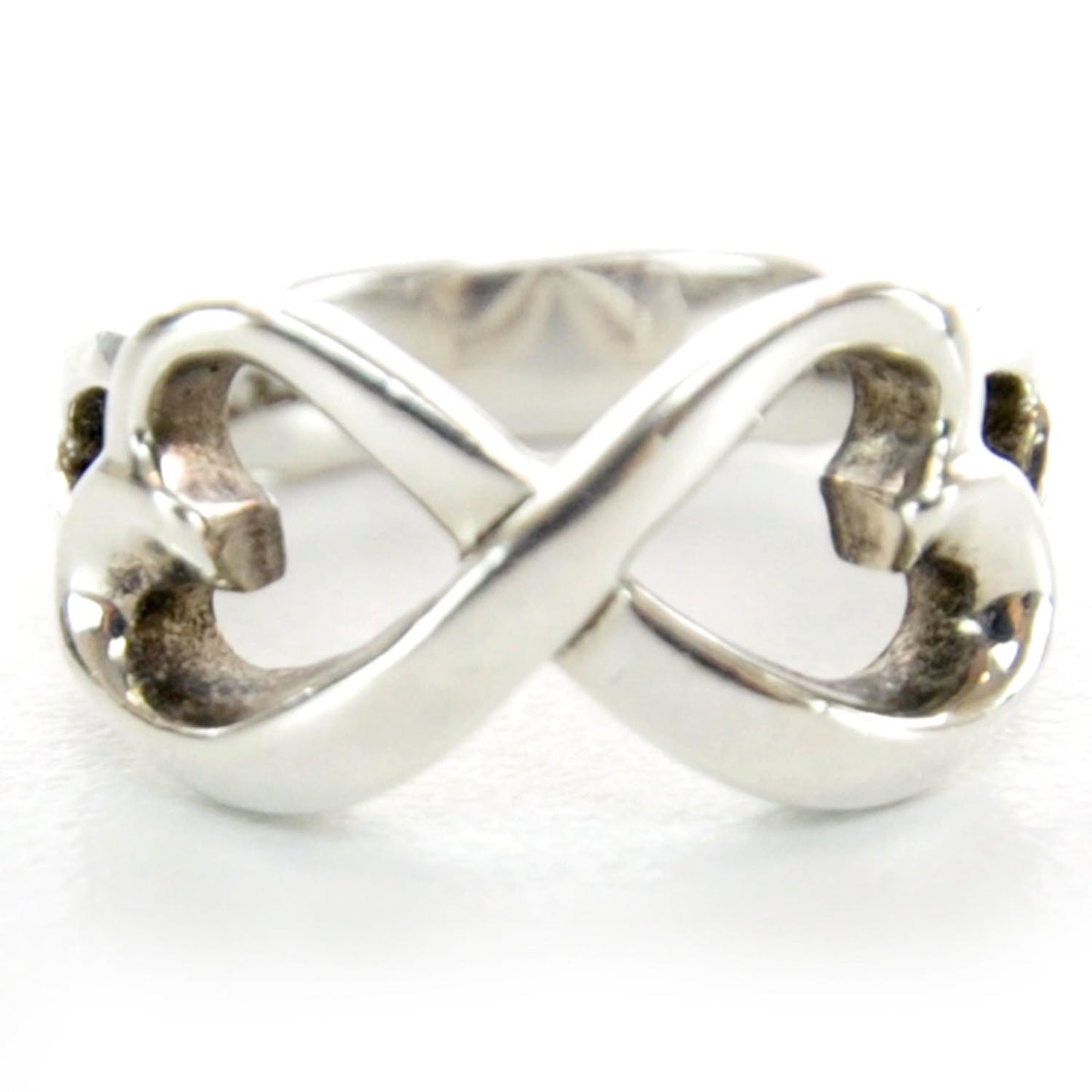 Sterling Silver Paloma Picasso Double Loving Heart Ring 8
