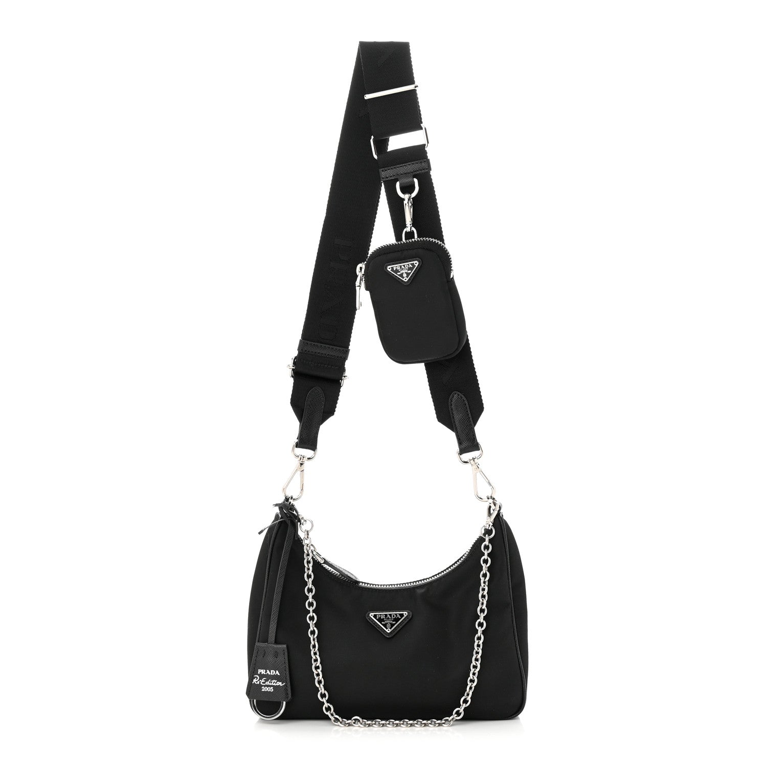Prada Nylon Re-Edition 2005 Shoulder Bag Black 1 of 12