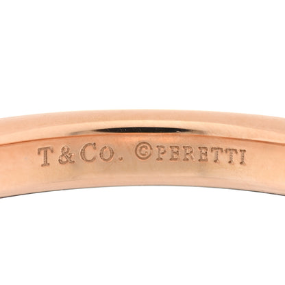 Tiffany 18K Rose Gold Diamond Elsa Peretti 8 Diamond Stacking Band Ring 58 8.5 4 of 4