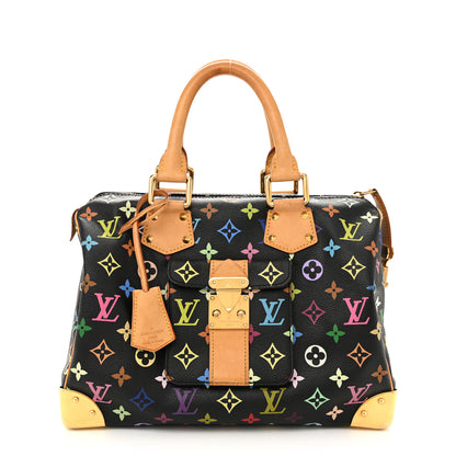 Louis Vuitton Monogram Multicolor Speedy 30 Black 1 of 15