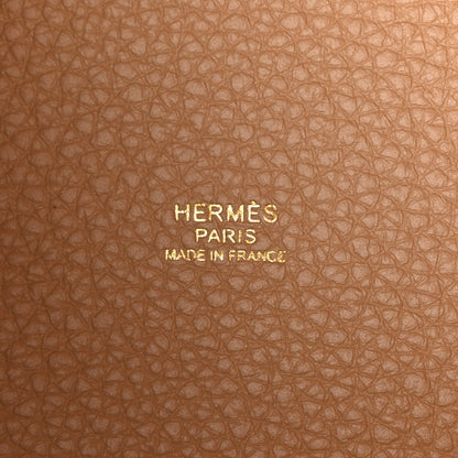 Hermes Taurillon Clemence Picotin Lock 18 PM Chai 6 of 12