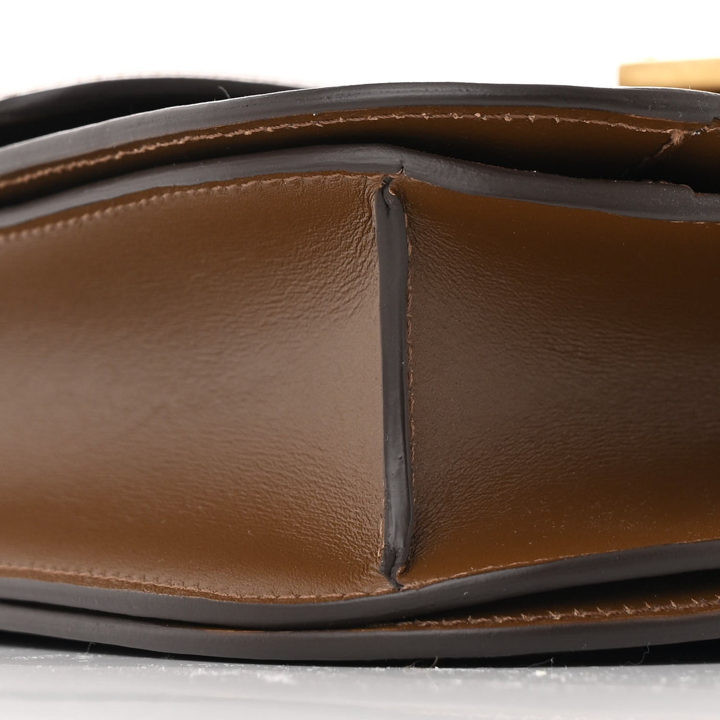 Box Calfskin Medium Classic Box Flap Bag Camel