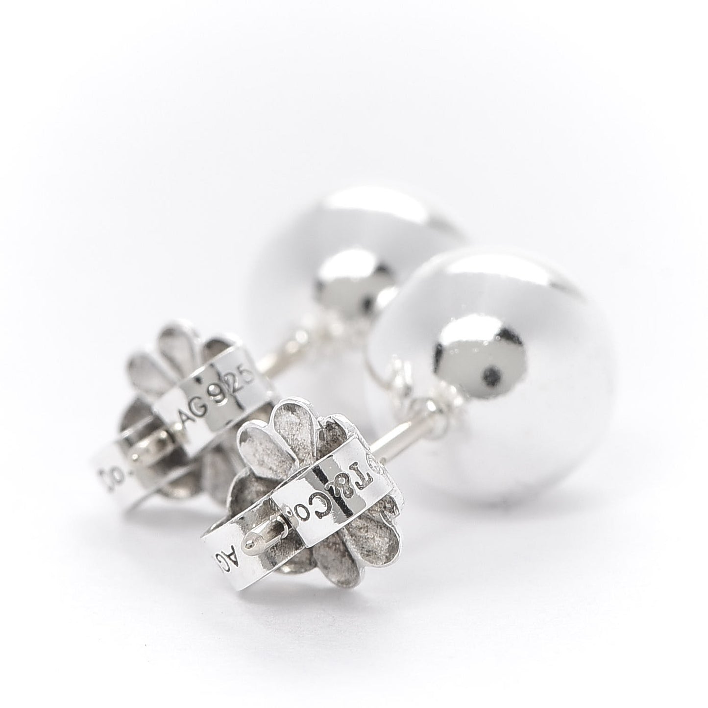 Sterling Silver 8mm HardWear Ball Earrings