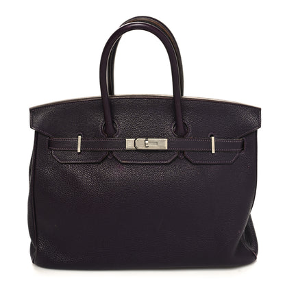 Hermes Togo Birkin 35 Raisin 1 of 17