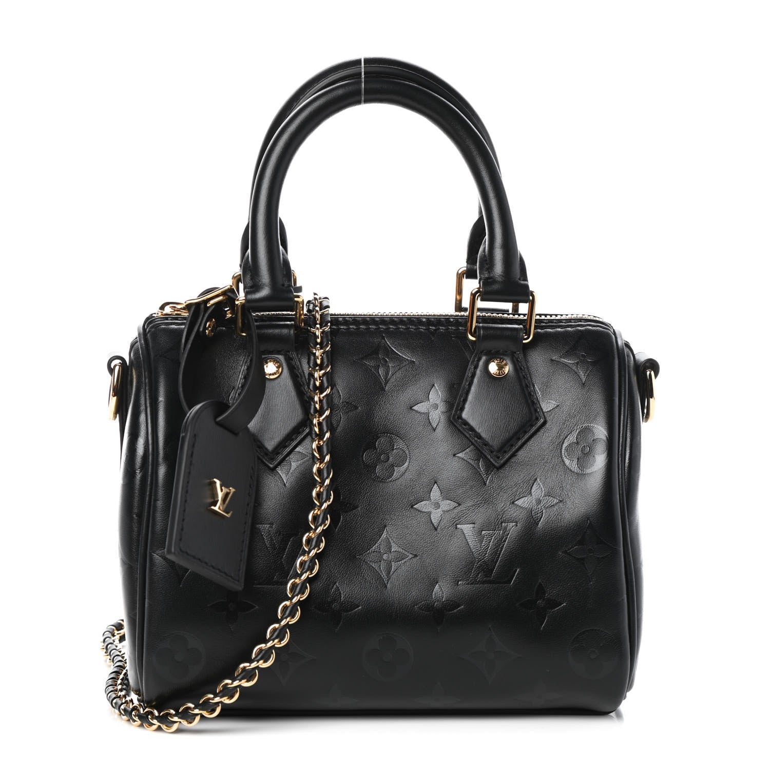 Louis Vuitton Monogram Ink Speedy BB Black 2 of 17