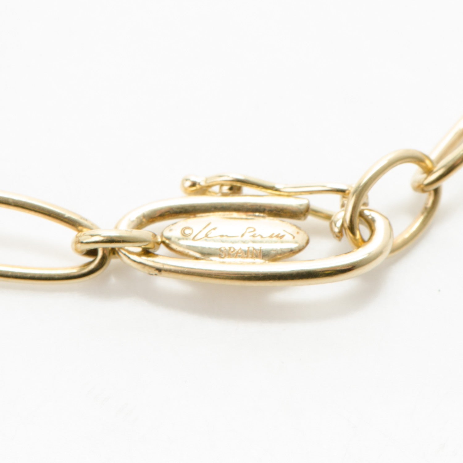 Tiffany 18K Yellow Gold Oval Link Bracelet 4 of 6