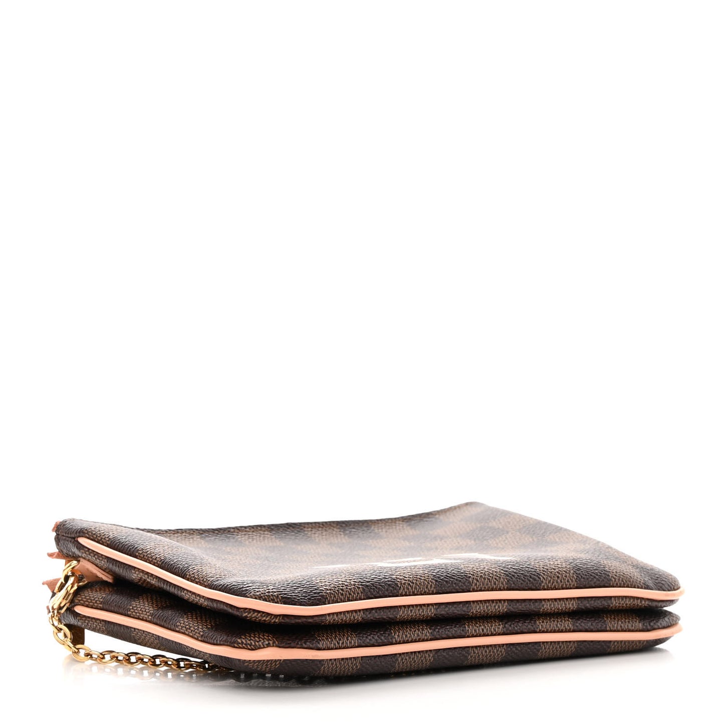 Damier Ebene Double Zip Pochette