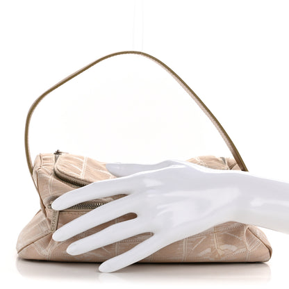 Chanel Nylon Travel Cosmetic Case Beige 2 of 10