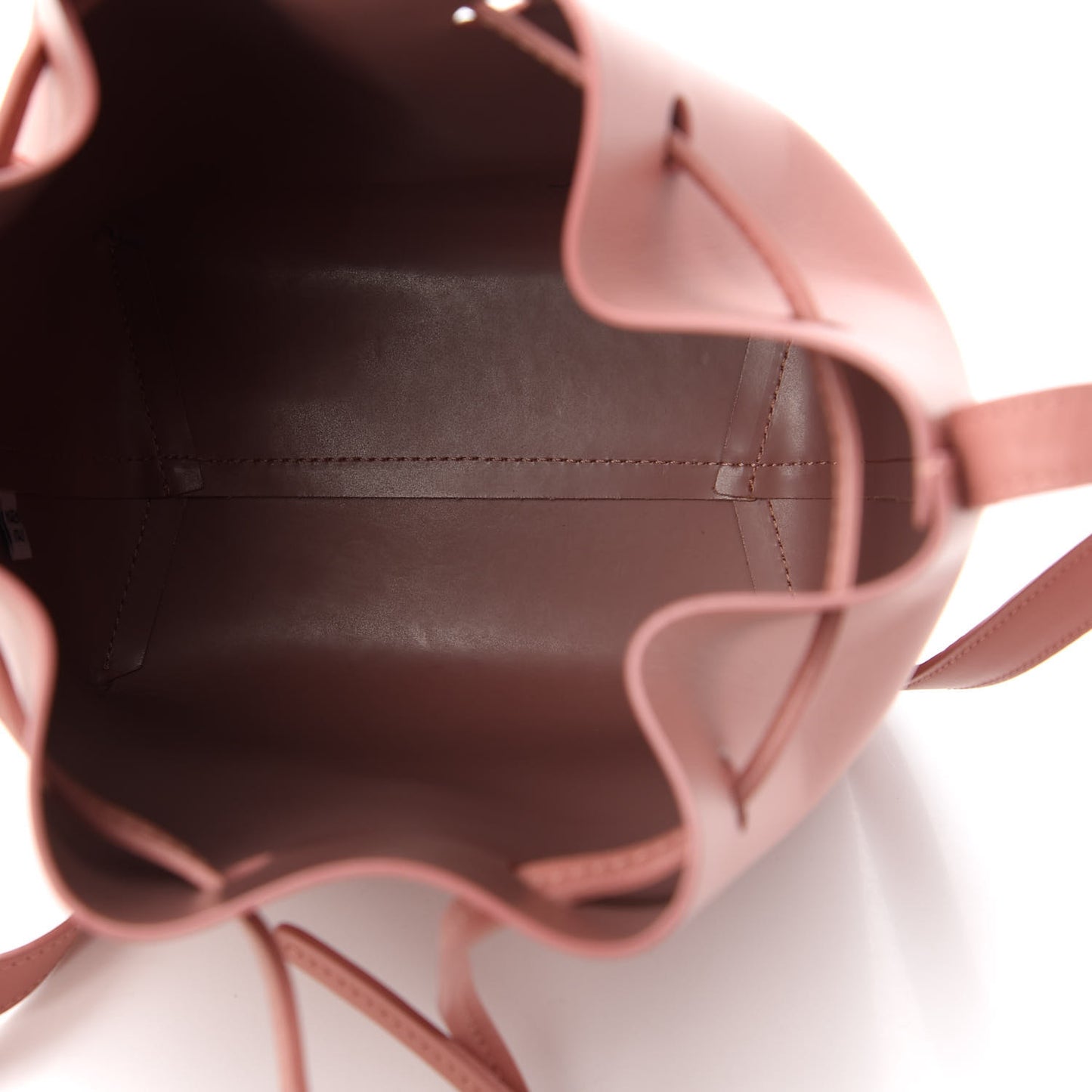 Calfskin Mini Bucket Bag Blush