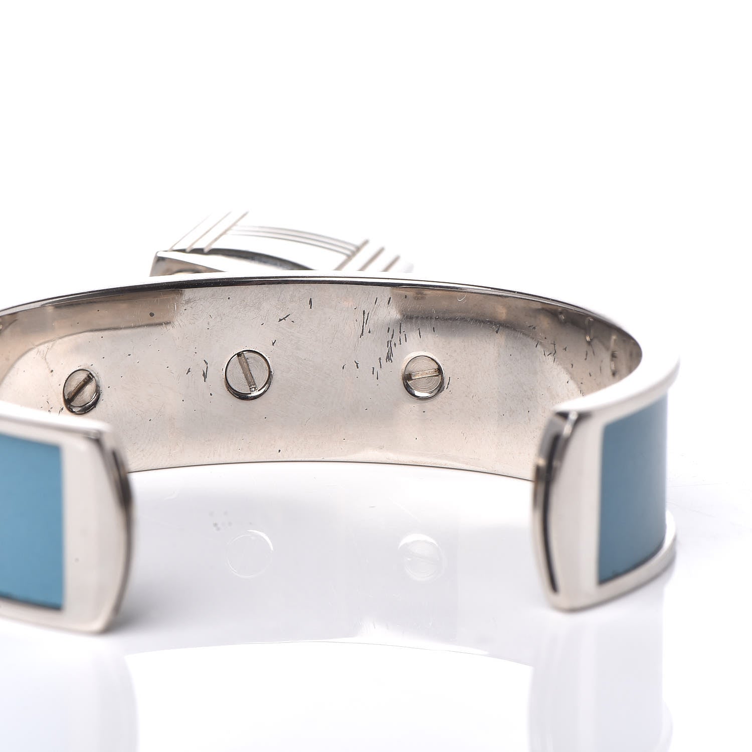 Hermes Box Kelly Lock Cadena Cuff 4 of 9