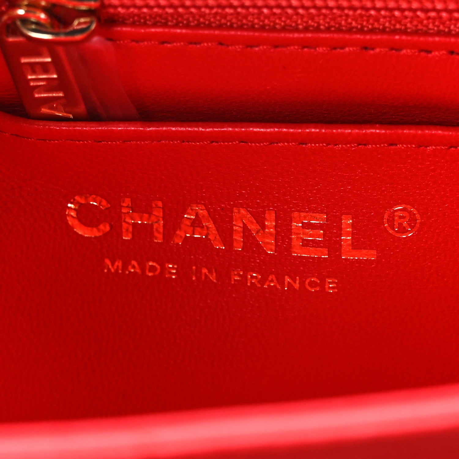 Chanel Lambskin Resin Crystal Square Quilted Monacoco Mini Flap Red 6 of 9