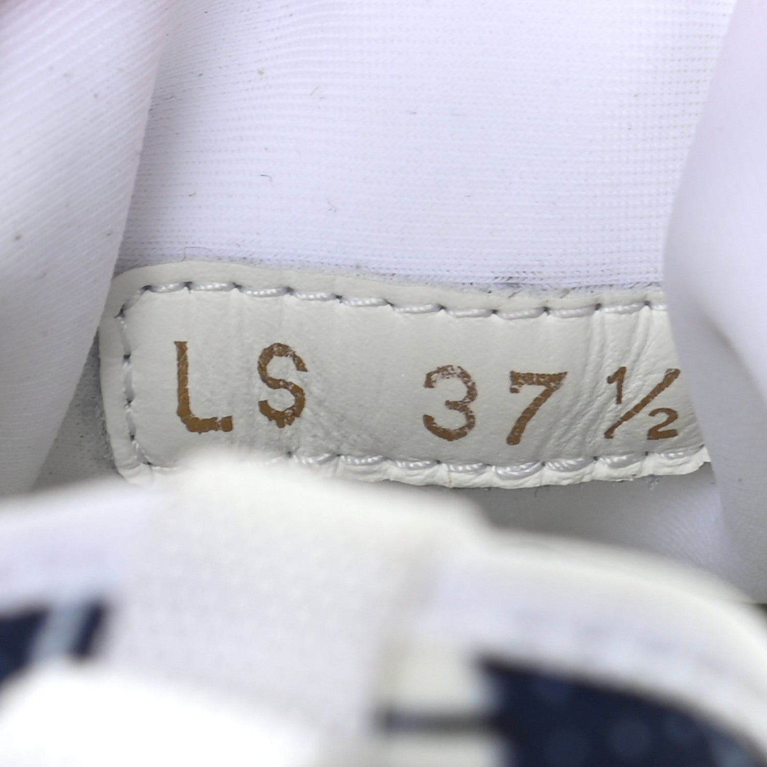 Christian Dior Technical Fabric Tie & Dior Print Womens D-Connect Sneakers 37.5 Denim 7 of 12