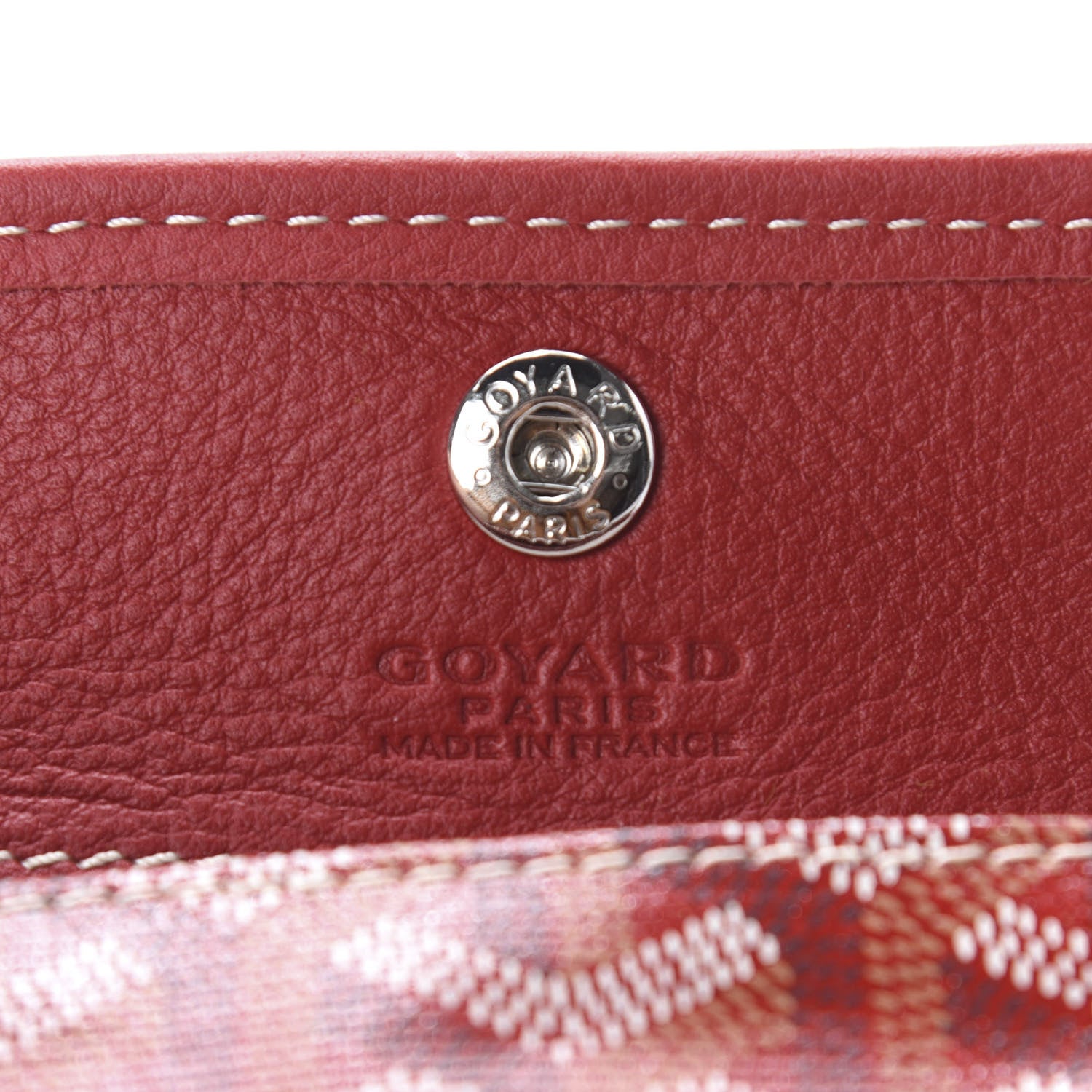 Goyard Goyardine Reversible Mini Anjou Red 10 of 11